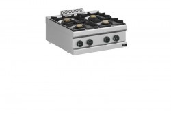 Плита 4 конфорочн.700 сер. Apach aprg-77t/pl